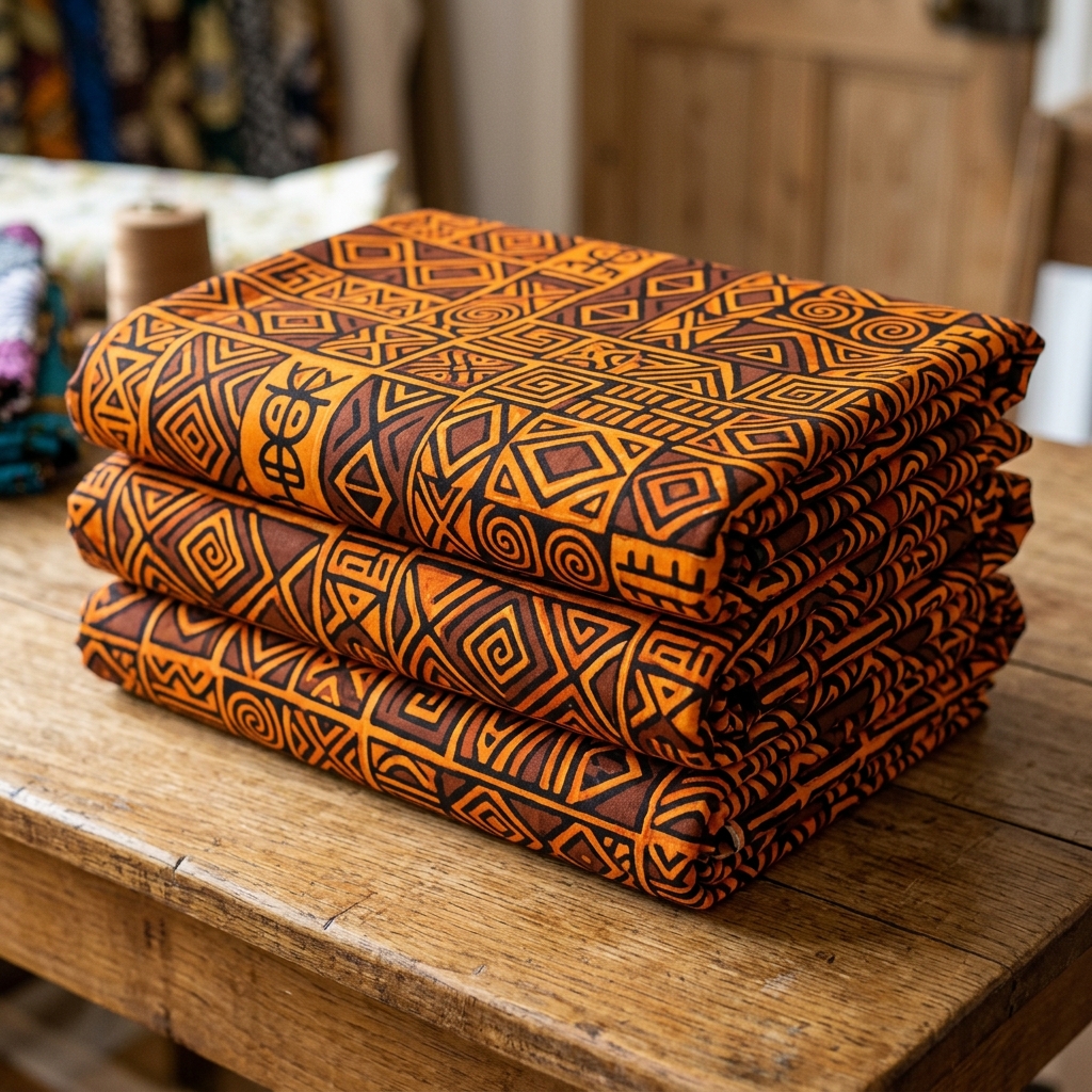 Tissu wax and printed fabric for Cameroon import from India