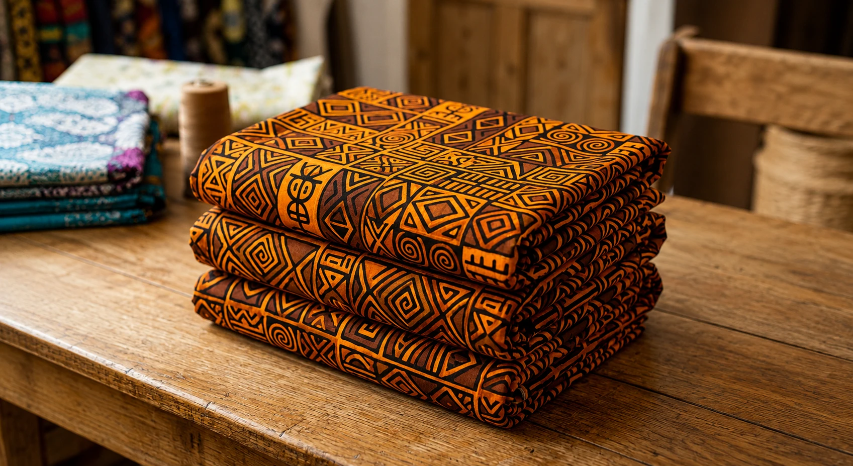 Tissu wax and printed fabric for Cameroon import from India