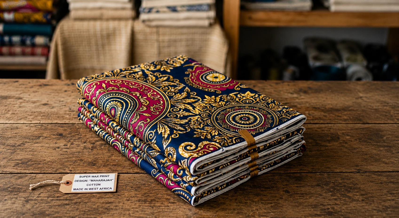 African super wax print fabric for DR Congo RDC import from India