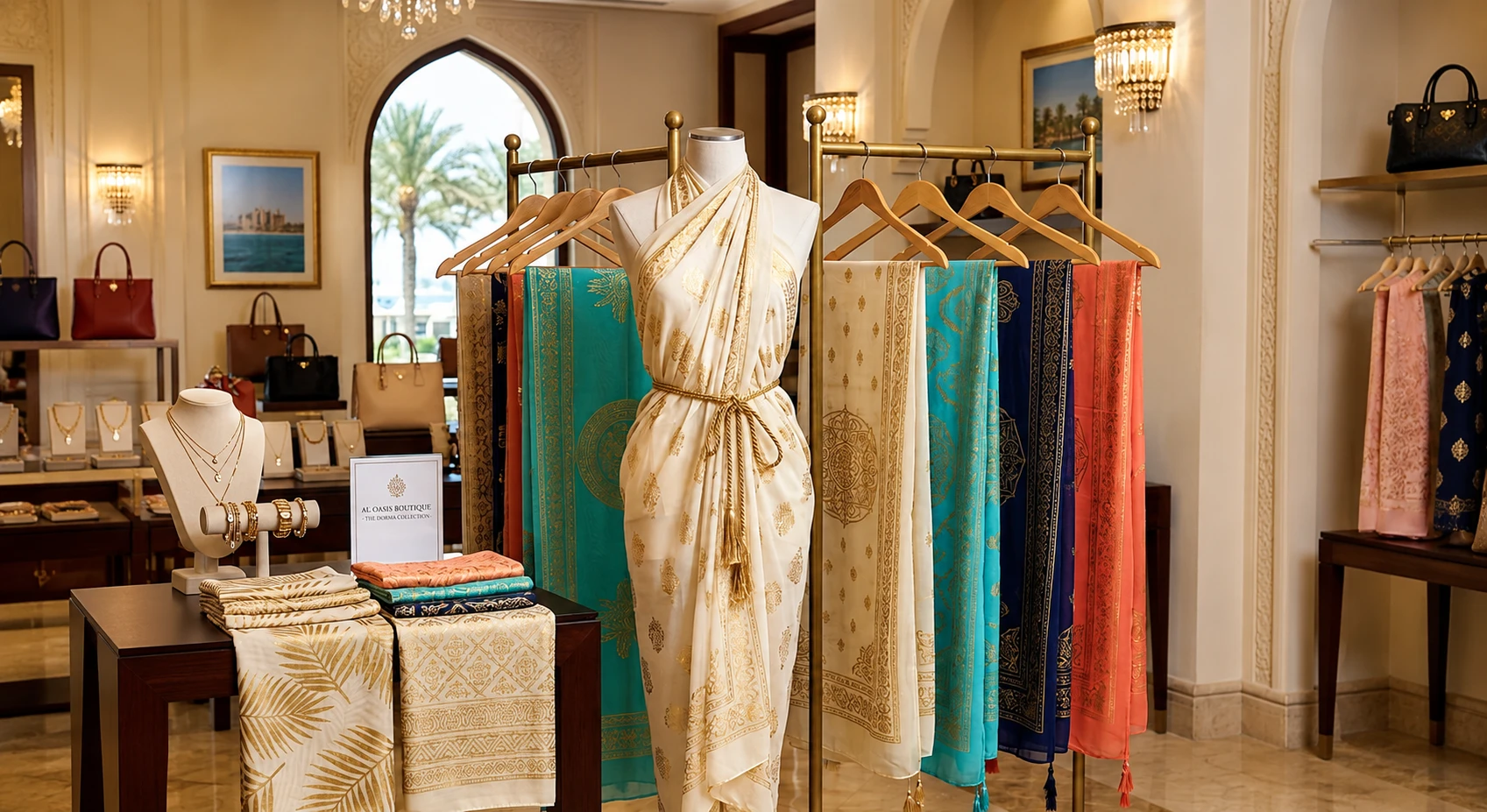 Sarong and beachwear fabric for Dubai UAE import from India resort tourism