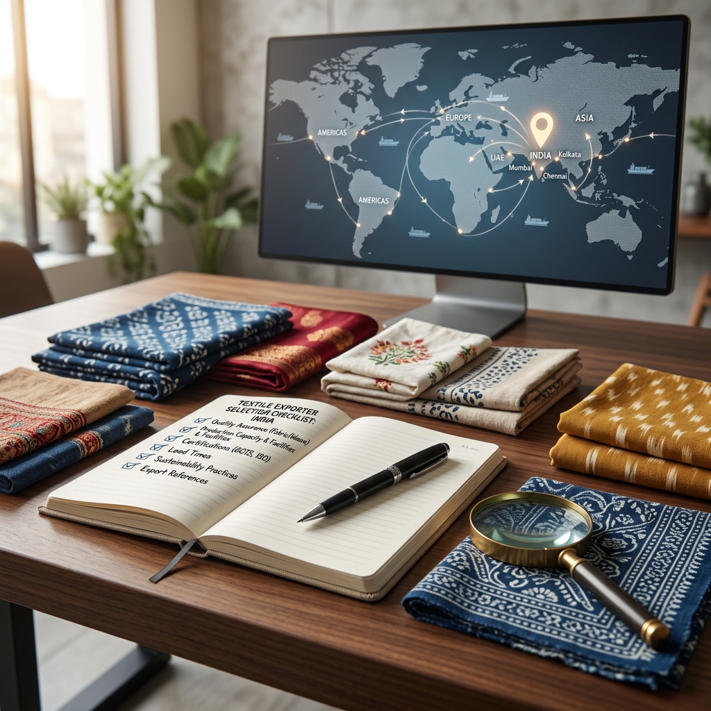 Checklist for choosing a fabric exporter from India